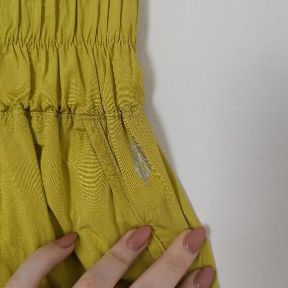 Free People FP Movement pomelo highlighter yellow Way Home athletic shorts - Picture 3 of 7